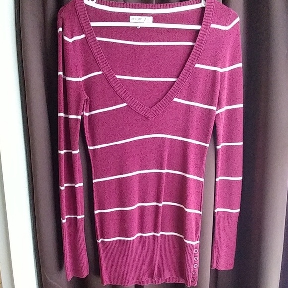 Aeropostale Sweaters - Maroon and white Sweater
